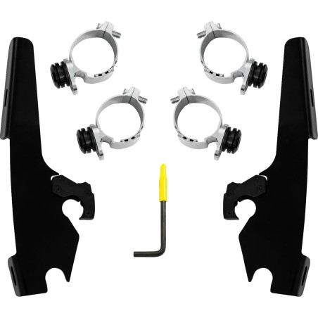 Kit de montage complet Trigger-Lock pour pare-brise Fats/Slim