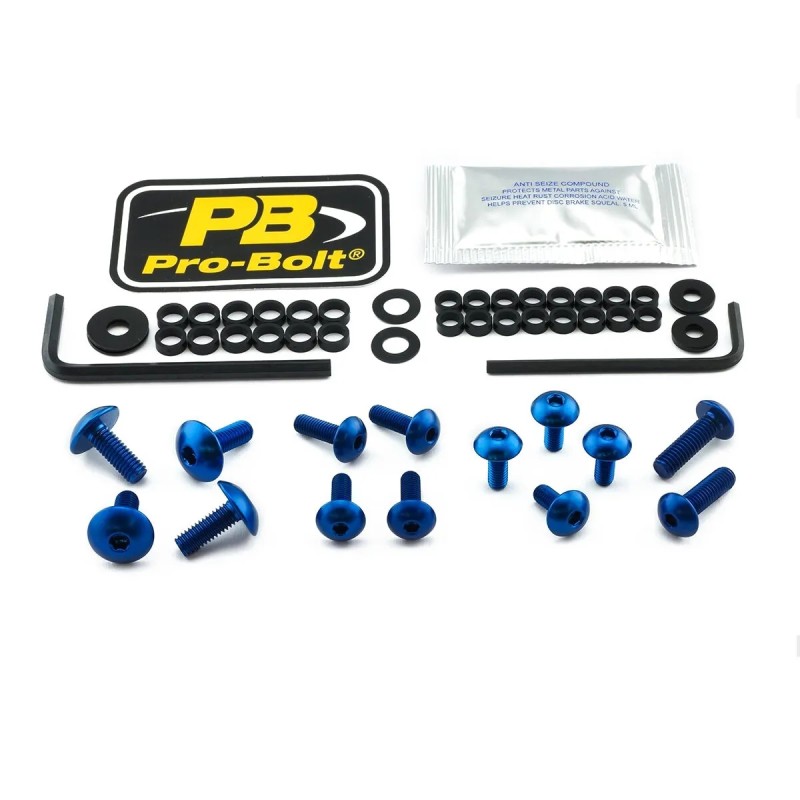 Kit de boulons pour carénage en aluminium pour Kawasaki