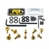 Kit de boulons pour carénage en aluminium pour Kawasaki