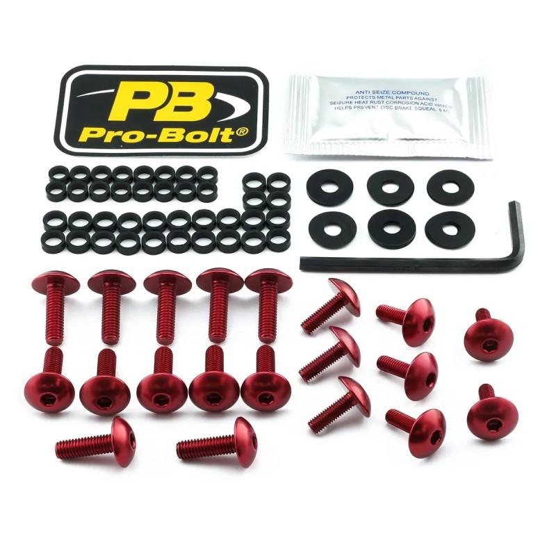 Kit de boulons pour carénage en aluminium pour Suzuki