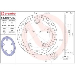 BRAKE ROTOR FIXED SERIE ORO PRIME LINE