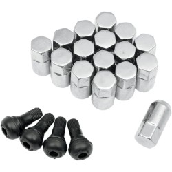 Replacement ATV UTV Wheel Lug Nuts with Valve Stems