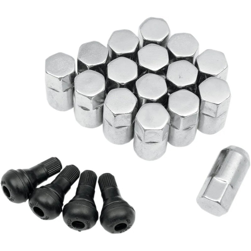 Replacement ATV UTV Wheel Lug Nuts with Valve Stems