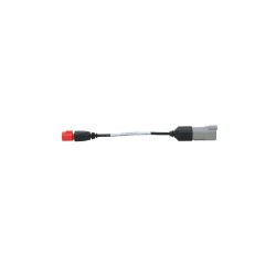 Crossover cable for Harley-Davidson Euro5 plug to HD German 6-pin plug