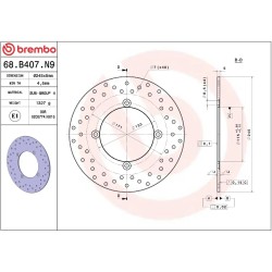 DISQUE DE FREIN FIXE SERIE ORO PRIME LINE