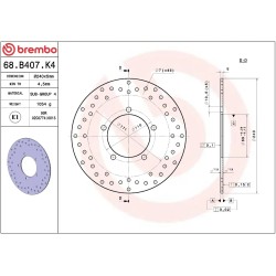 BRAKE ROTOR FIXED SERIE ORO PRIME LINE