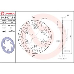DISQUE DE FREIN FIXE SERIE ORO PRIME LINE