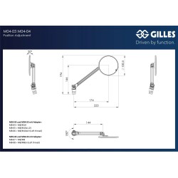 Rétroviseur Moon M8