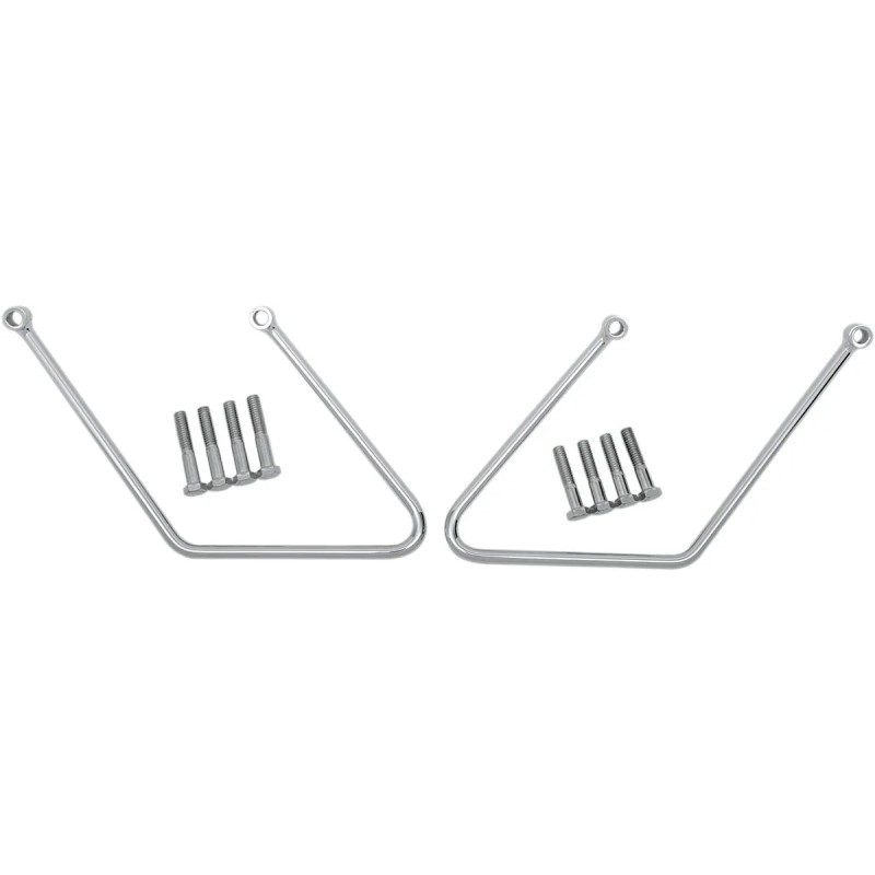 Chrome Saddlebag Support Brackets
