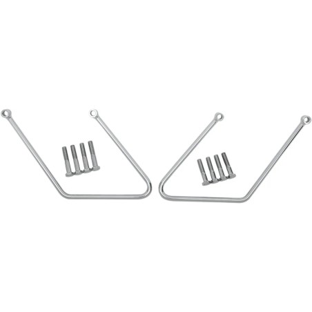 Chrome Saddlebag Support Brackets
