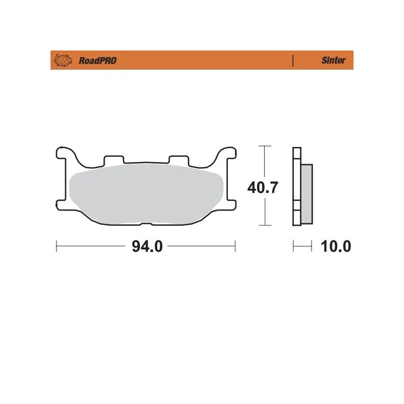 RoadPRO Sinder Brake Pad Front