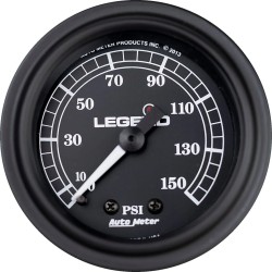 Fairing Mounted LED Backlit PSI Gauges