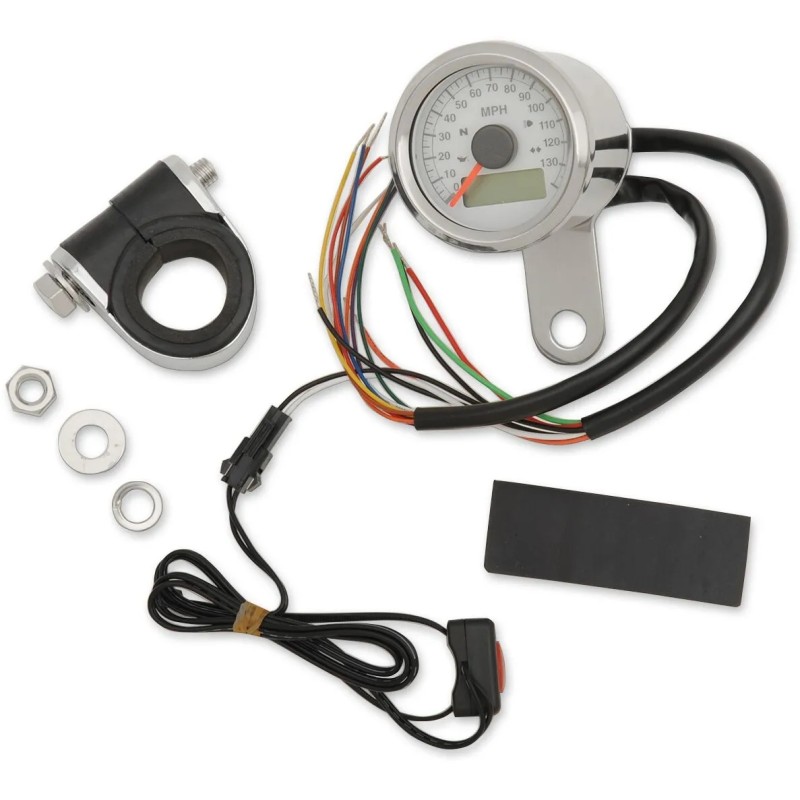 1-7 8  Programmable Electronic Speedometer with Indicator Lights