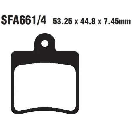 SFA Series Organic Scooter Brake Pads