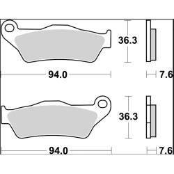 BRAKE PAD GENUINE CARBON CERAMIC PRIME LINE