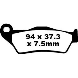 Plaquettes de frein frittées pour scooter série SFA-HH