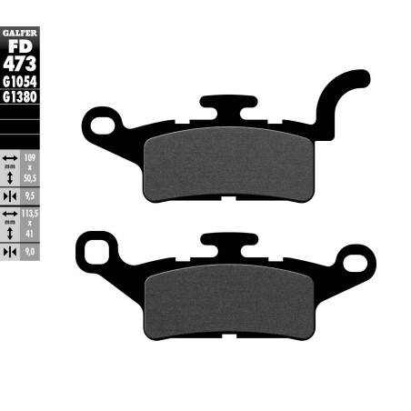 Semi-Metallic Brake Pads