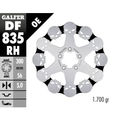 BRAKE ROTOR FIXED SKULL