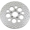 Polished Stainless Steel Drilled Brake Rotor