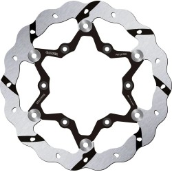 BRAKE ROTOR FLOATING WAVE GROOVED