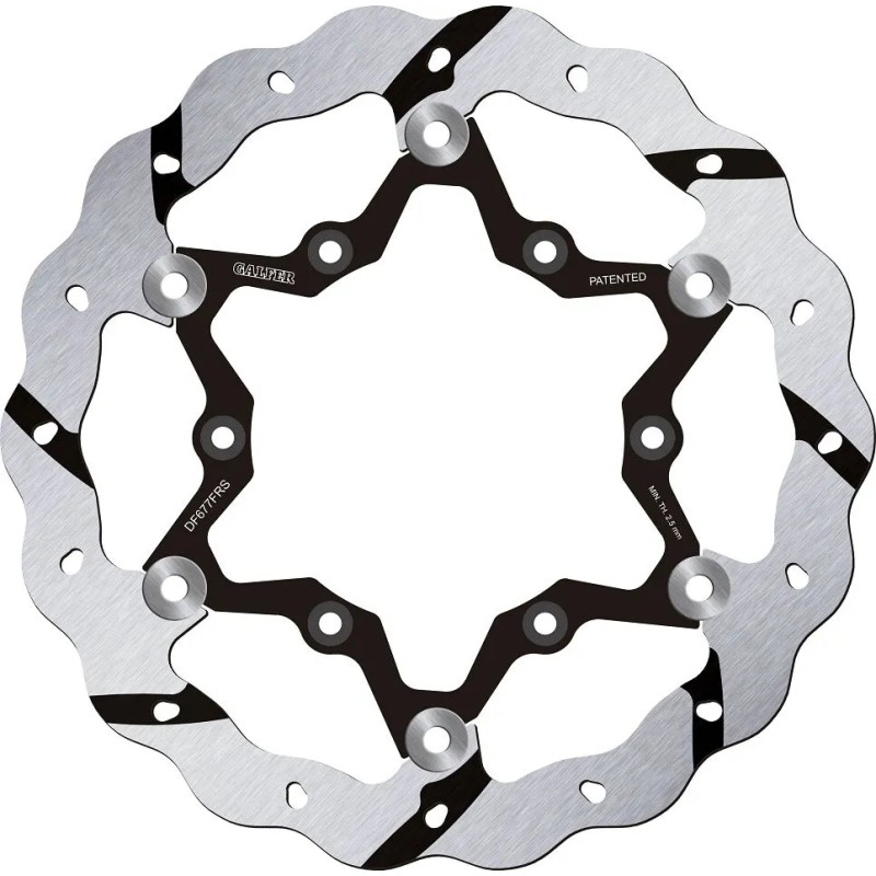 Disque de frein flottant Wave rainuré