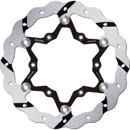 Disque de frein flottant Wave rainuré