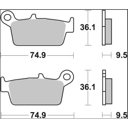 BRAKE PAD CC CARBON CERAMIC PRIME LINE