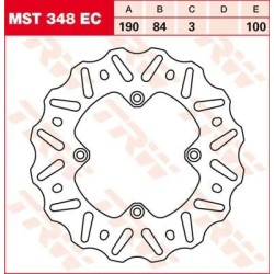 EC Cross Design Brake Rotor