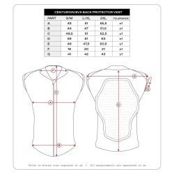 Centurion BV5 Back Protector Vest
