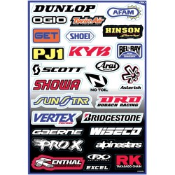 Kit autocollants sponsor