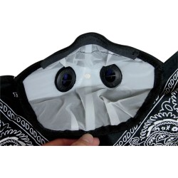 Demi-masques bandana Pro Series motif cachemire
