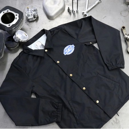 S S  Button Down Windbreaker Jacket