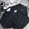S S  Button Down Windbreaker Jacket