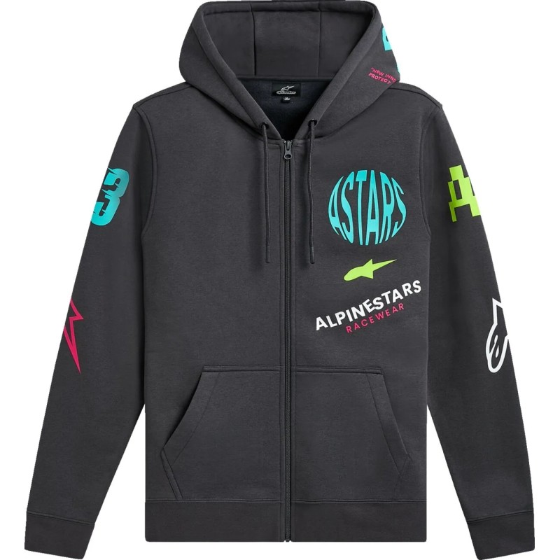 Variegate Zip Hoodie