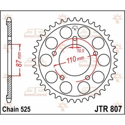 Rear Sprocket Steel