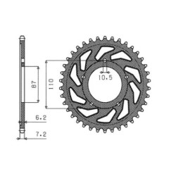 Steel Rear Sprocket