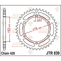 Rear Sprocket Steel