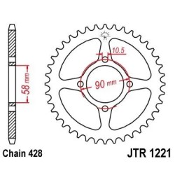 Rear Sprocket Steel