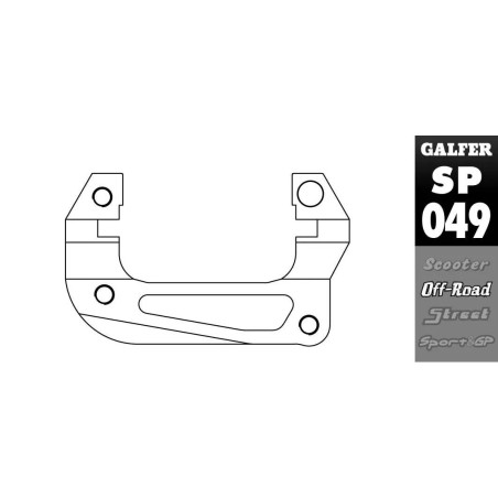 Brake Caliper Relocation Bracket
