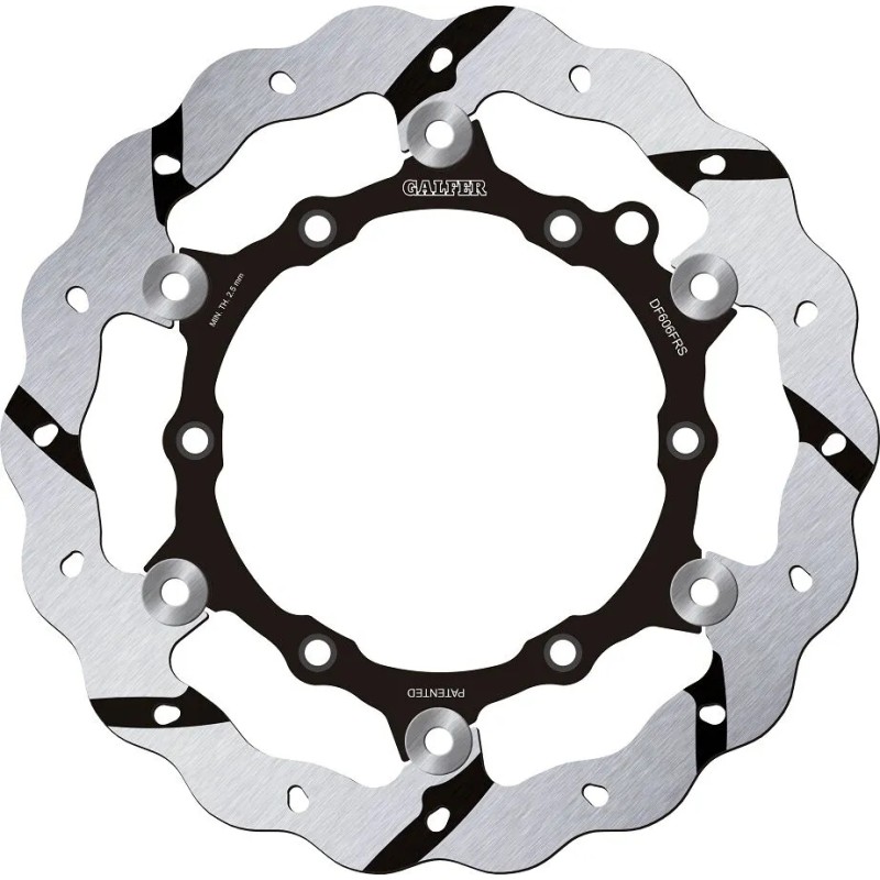 BRAKE ROTOR FLOATING WAVE GROOVED