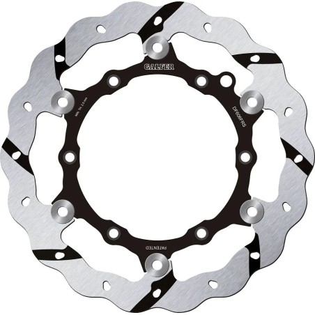 BRAKE ROTOR FLOATING WAVE GROOVED