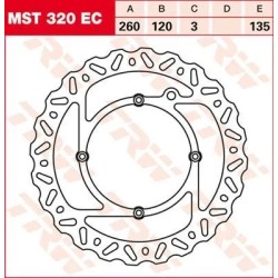 EC Cross Design Brake Rotor