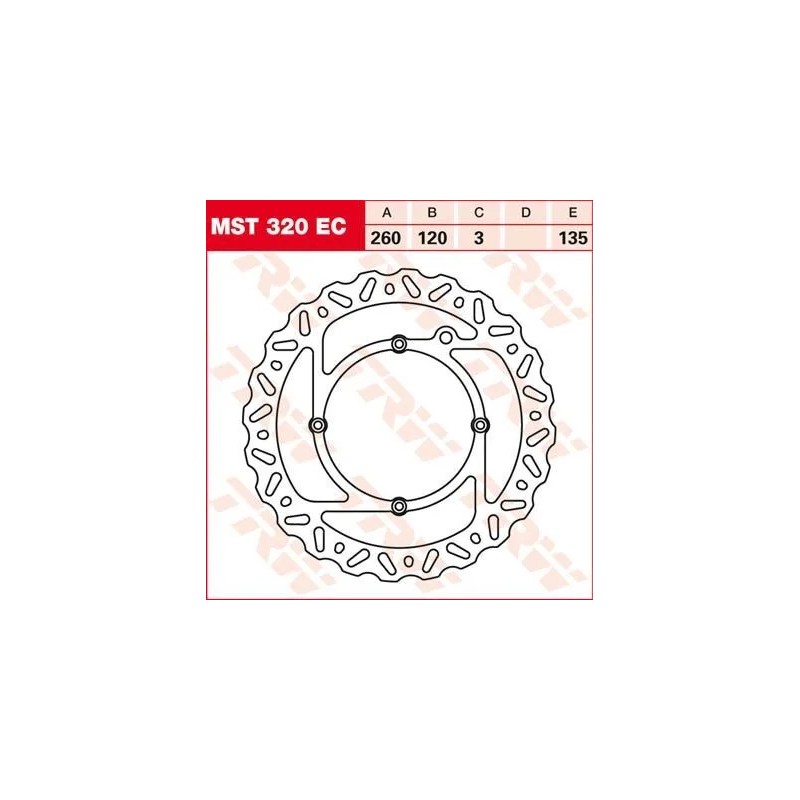 EC Cross Design Brake Rotor