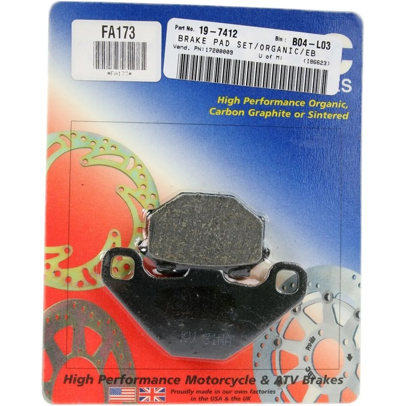 Organic Base  FA  Brake Pads