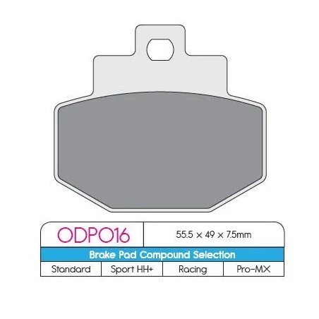 Plaquettes de frein organiques ODP