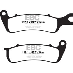 Plaquettes de frein organiques série FA