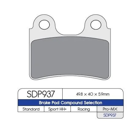 SDP Pro MX High-Performance Brake Pads
