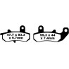 FA Series Organic Brake Pads