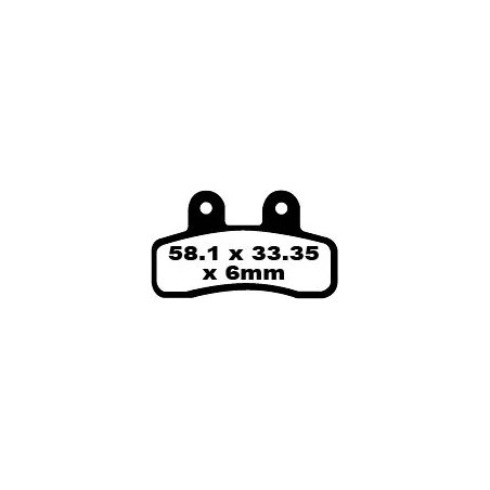 FA Series Organic Brake Pads