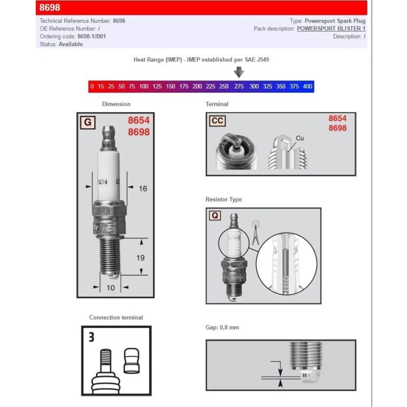 Champion Spark Plugs   Standard And Resistor Types